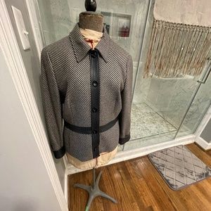 Worth New York Wool & Angora Jacket Sz 12
